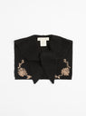 The Cashmere Sailor Scarf in Black from Hansel from Basel at Couverture & The Garbstore
front 