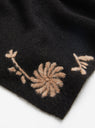 The Cashmere Sailor Scarf in Black from Hansel from Basel at Couverture & The Garbstore
detail 