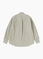 Twill Plaid Big BD Shirt Beige and Grey