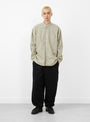 The Twill Plaid Big BD Shirt Beige and Grey from Sedan All-Purpose at Couverture & The Garbstore
model front