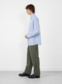 Umbro Shinguard Canvas Pants Dark Olive at Couverture and The Garbstore
model side 