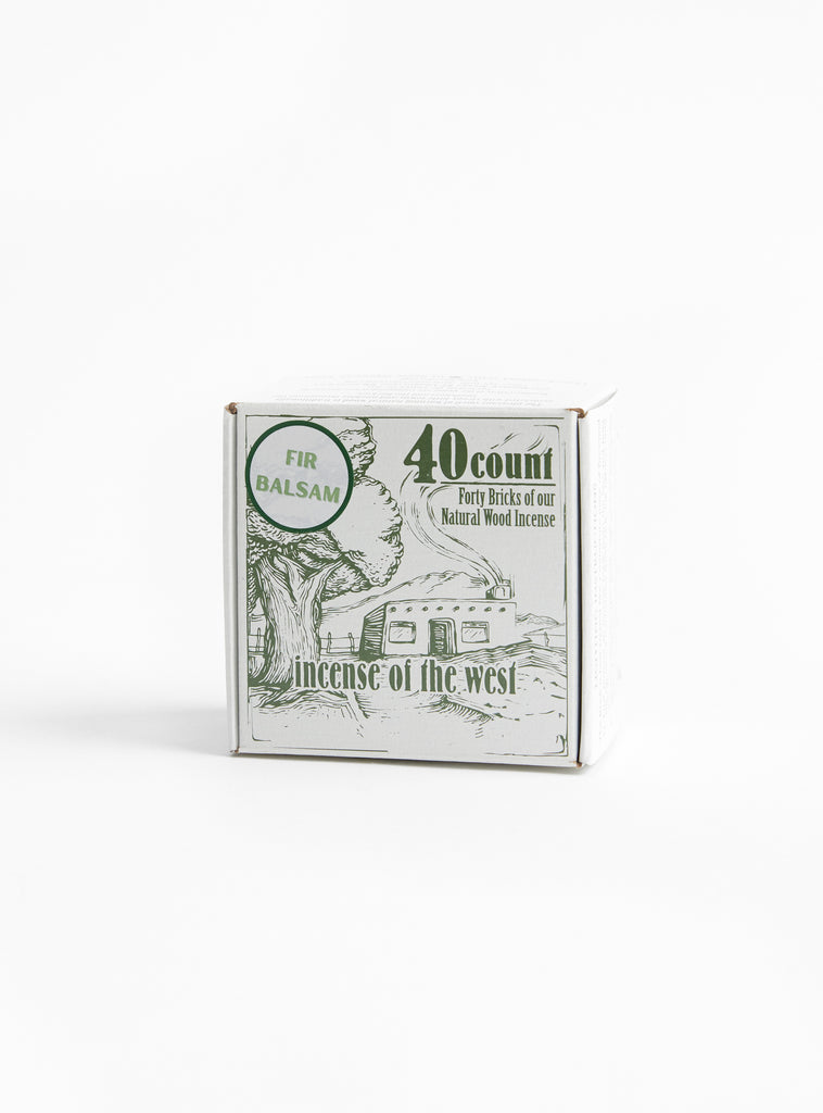Fir Balsam Wood Incense 40 Count Box from Couverture & The Garbstore
front 