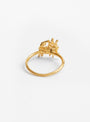 The Lucky Little Elephant Ring Gold from Ruby Jack at Couverture & The Garbstore
back
