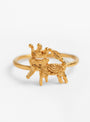 The Lucky Little Elephant Ring Gold from Ruby Jack at Couverture & The Garbstore
side 