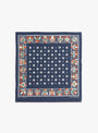 Fastcolour Selvedge Thunderbrid Bandanna Navy from Kapital at Couverture & The Garbstore
front 