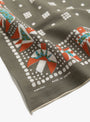 Thunderbird&nbsp;Selvedge Thunderbrid Bandanna Khaki from Kapital at Couverture & The Garbstore 
detail 