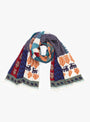 Fulling Wool VILLAGE GABBEH Scarf Turquoise from Kapital at Couverture & The Garbstore
front