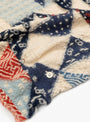 Fulling Wool HAPPY INDIGO RAG Scarf Ecru from Kapital at Couverture & The Garbstore
patch 