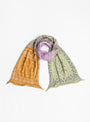 Fulling Wool HAPPY PASTEL BANDANNA Scarf Mint Green