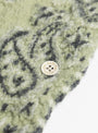 Fulling Wool HAPPY PASTEL BANDANNA Scarf Mint Green