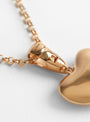 The Voluptuous Heart Necklace from Annika Inez arrives in Gold at Couverture & The Garbstore
detail 