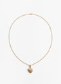 The Voluptuous Heart Necklace from Annika Inez arrives in Gold at Couverture & The Garbstore
front