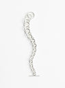 Wide Tapered Link Bracelet Silver from Annika Inez at Couverture & The Garbstore
flat 