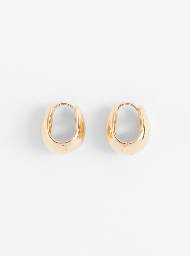 The Gentle Slope Earrings from Annika Inez arrive in Gold at Couverture & The Garbstore
front