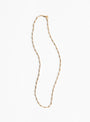 The Small Linked Necklace from Annika Inez arrives in Gold at Couverture & The Garbstore
front 