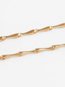 The Small Linked Necklace from Annika Inez arrives in Gold at Couverture & The Garbstore
detail 
