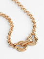 The Ample Clasp Necklace from Annika Inez arrives in Gold at Couverture & The Garbstore
top 