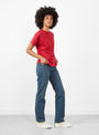 Na'Maka Oh Shortsleeve T-Shirt Emboldened Red from Sunray Sportswear at Couverture & The Garbstore
model side 