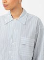Wray Shirt Natural and Navy from YMC at Couverture & The Garbstore
detail