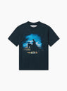 The Harvest Moon T-Shirt from One of These Days comes in Washed Black at Couverture & The Garbstore
front 