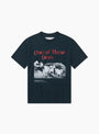 The Glad You're Here With Me T-Shirt from One of These Days comes in Washed Black at Couverture & The Garbstore
front