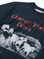 The Glad You're Here With Me T-Shirt from One of These Days comes in Washed Black at Couverture & The Garbstore
detail 