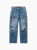 The All Over Print Painters Pant from One of These Days comes in Denim at Couverture & The Garbstore
front 