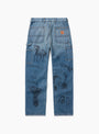 The All Over Print Painters Pant from One of These Days comes in Denim at Couverture & The Garbstore
back