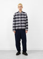 Alva Skate Trouser Navy from YMC at Couverture & The Garbstore
model front
