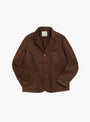 The Scuttlers Jacket from YMC comes in brown at Couverture & The Garbstore
front