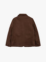 The Scuttlers Jacket from YMC comes in brown at Couverture & The Garbstore
back