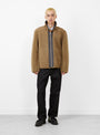 Palin Jacket Brown from YMC at Couverture & The Garbstore
model front inside