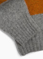 The Suedehead Stripe Crew Knit in Orange and Grey from YMC at Couverture & The Garbstore
sleeve 