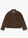 The Cow Nubuck Jacket in Brown from Herillat Couverture & The Garbstore
front 