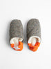 The Hopping Nep Home Shoes from Merippa arrive in Tweed/Sheep Boa Orange at Couverture & The Garbstore
front 