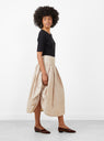 The Terra Skirt in Steel Grey from Rachel Comey at Couverture & The Garbstore
model side