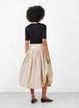 The Terra Skirt in Steel Grey from Rachel Comey at Couverture & The Garbstore
model back