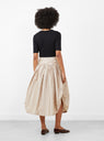 The Terra Skirt in Steel Grey from Rachel Comey at Couverture & The Garbstore
model back