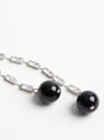 The Baguette Lariat Necklace in Black from Rachel Comey at Couverture & The Garbstore
detail 