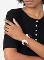 Crandall Laurel Cuff Ivory from Rachel Comey at Couverture & the Garbstore
model 