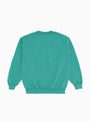 The 90s Sweatshirt Pigment Crewneck 2 Pack from Towncraft arrives in Emerald and Grey at Couverture & THe Garbstore
back green 