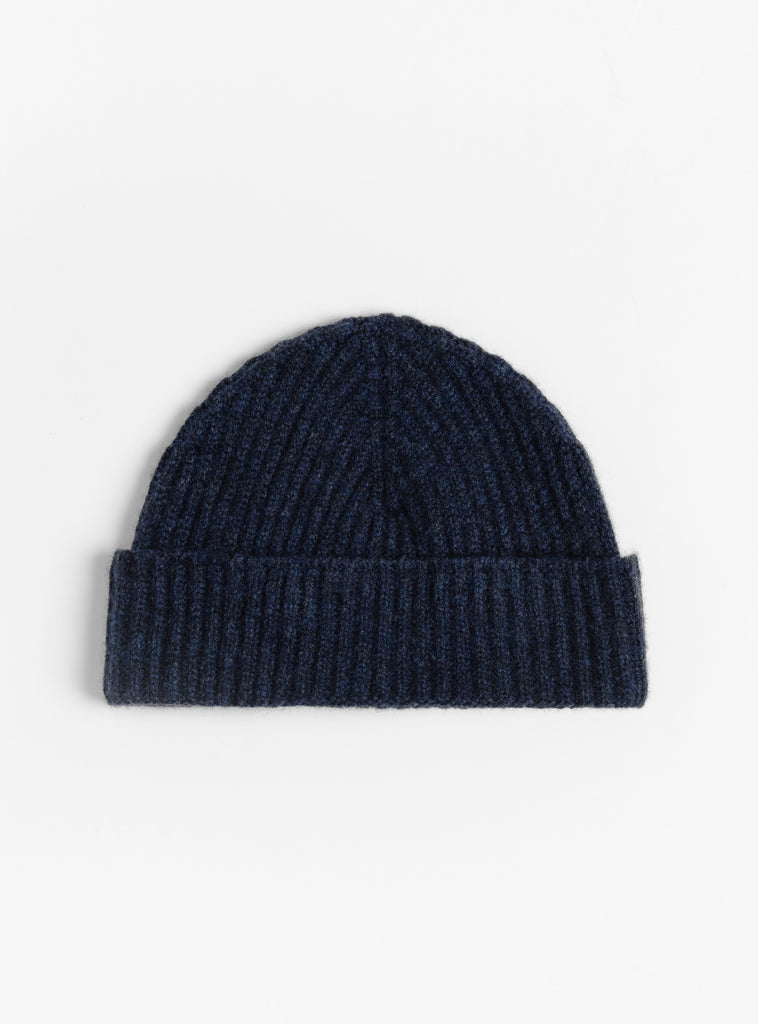 The 3D Seamless Beanie from TDR comes in Navy at Couverture & The Garbstore
front 