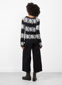 The Inka Jumper from Gudrun &amp; Gudrun arrives in Black with Off White at Couverture & The Garbstore
model back