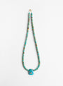 The Taylor No2 Necklace in Turquoise from Pascale Monvoisin at Couverture & The Garbstore
front