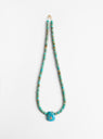 The Taylor No2 Necklace in Turquoise from Pascale Monvoisin at Couverture & The Garbstore
front