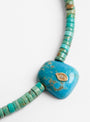 The Taylor No2 Necklace in Turquoise from Pascale Monvoisin at Couverture & The Garbstore
detail 
