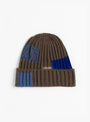 The 5G Wool Tugihagi Knit Beanie from Kapital at Couverture & The Garbstore
front 