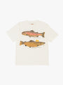 20/ Jersey Crew T-Shirt (Two Trouts Peckish Rainbowy)