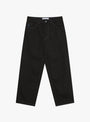 The Big Boy Pants from Polar Skate Co arrive in Black with Blue Stitching at Couverture & The Garbstore
front 