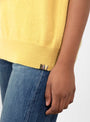 The No 455 Bos Knit Vest from Extreme Cashmere arrives in Corn at Couverture & The Garbstore
model detail 